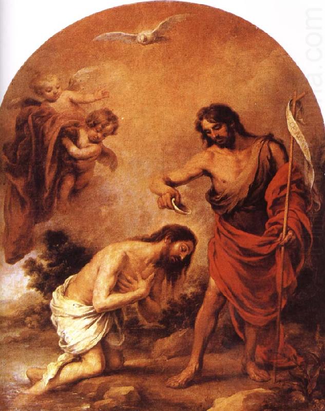 Bartolome Esteban Murillo Baptism of Jesus china oil painting image